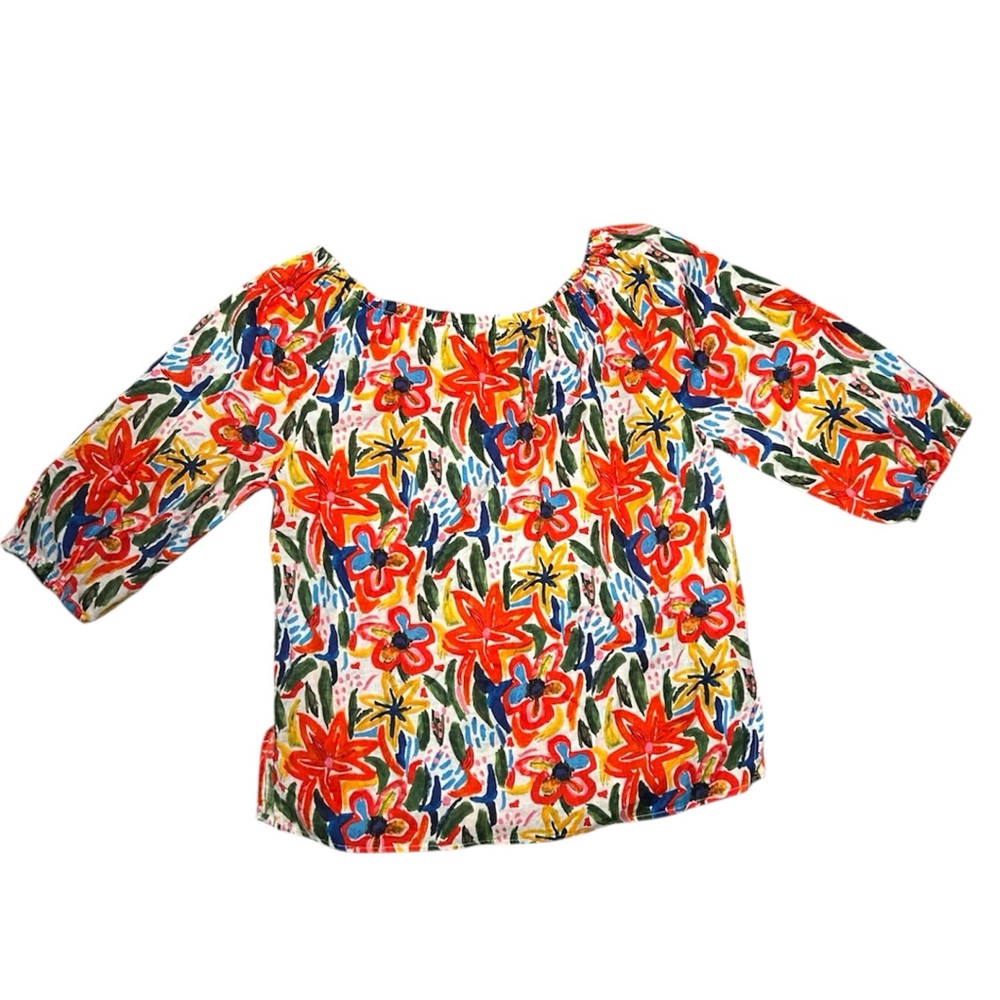 XL Women’s Linen Blouse - Picture 2 of 5